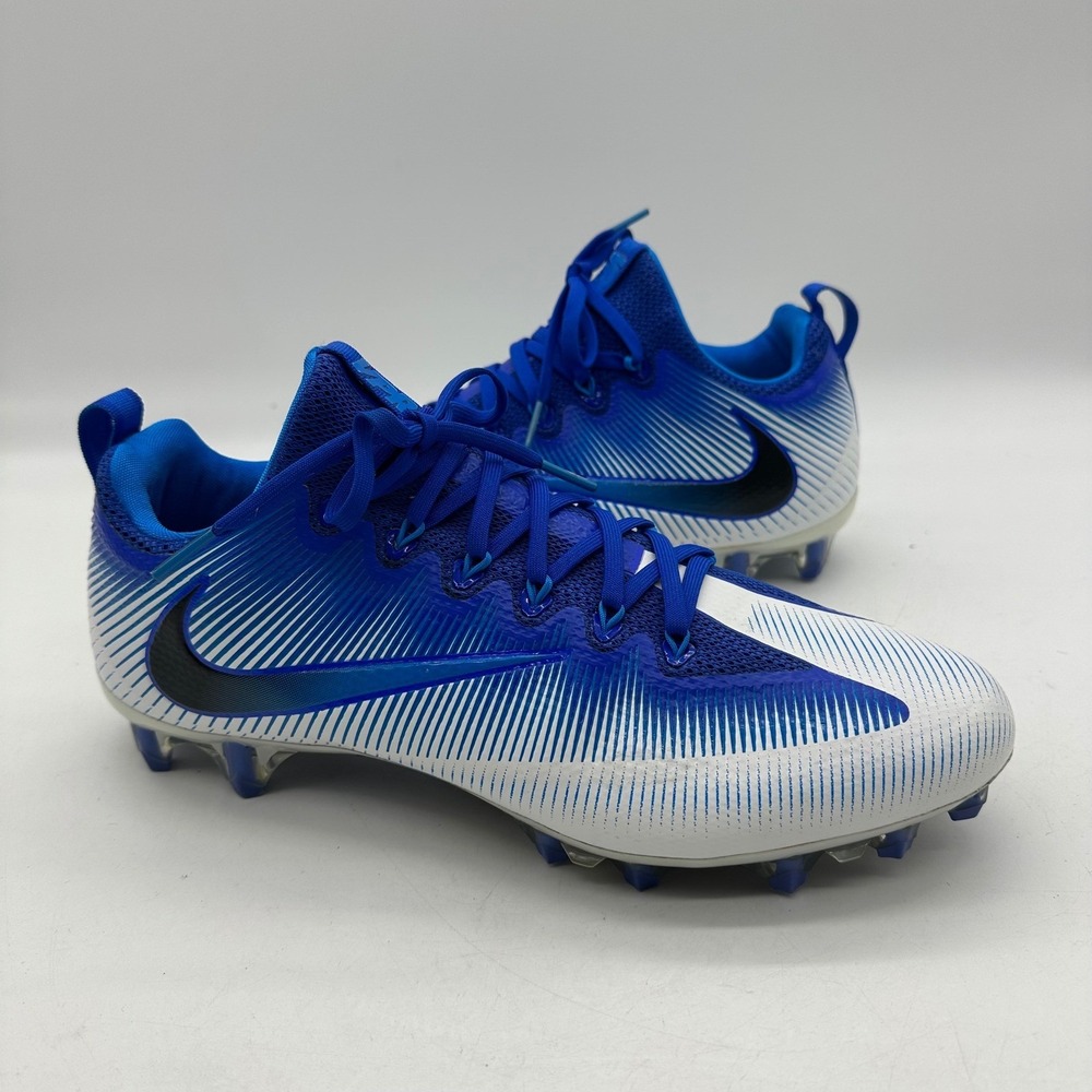 Nike 833385-400 Mens Size 11 Blue/White Vapor Untouchable Pro Football Cleats